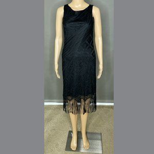 Sassy Black Dress with Lace Design Size Medium‎